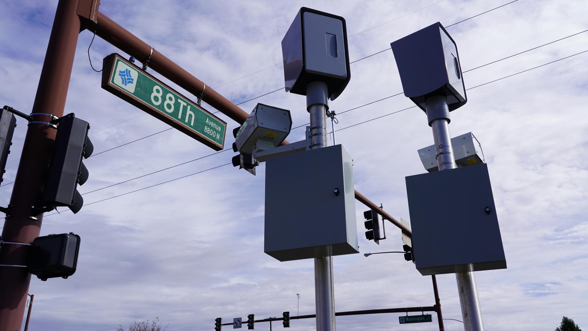 Red light cameras at 88th Avenue
