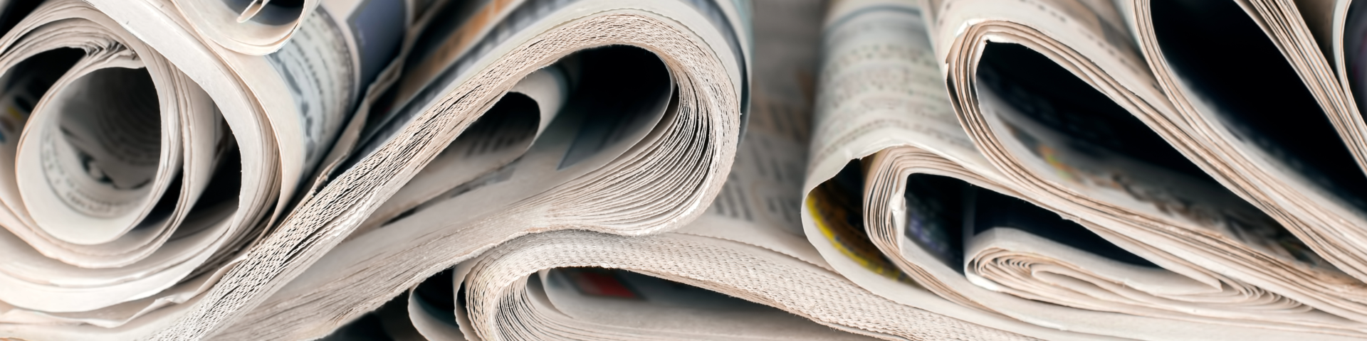 Stacks of newspaper
