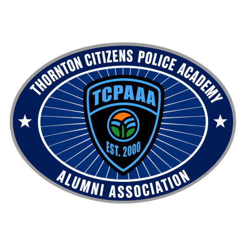 police patch with alumni association text